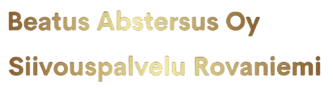 Beatus Abstersus Oy- Cleaning Service Rovaniemi